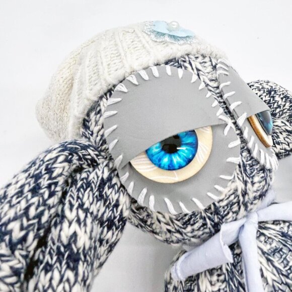 One of a kind Unique Handcrafted Sock Monster plush toy - Picture 8 of 10